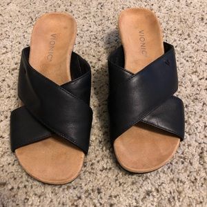 Vionic Slide Sandals-size 6